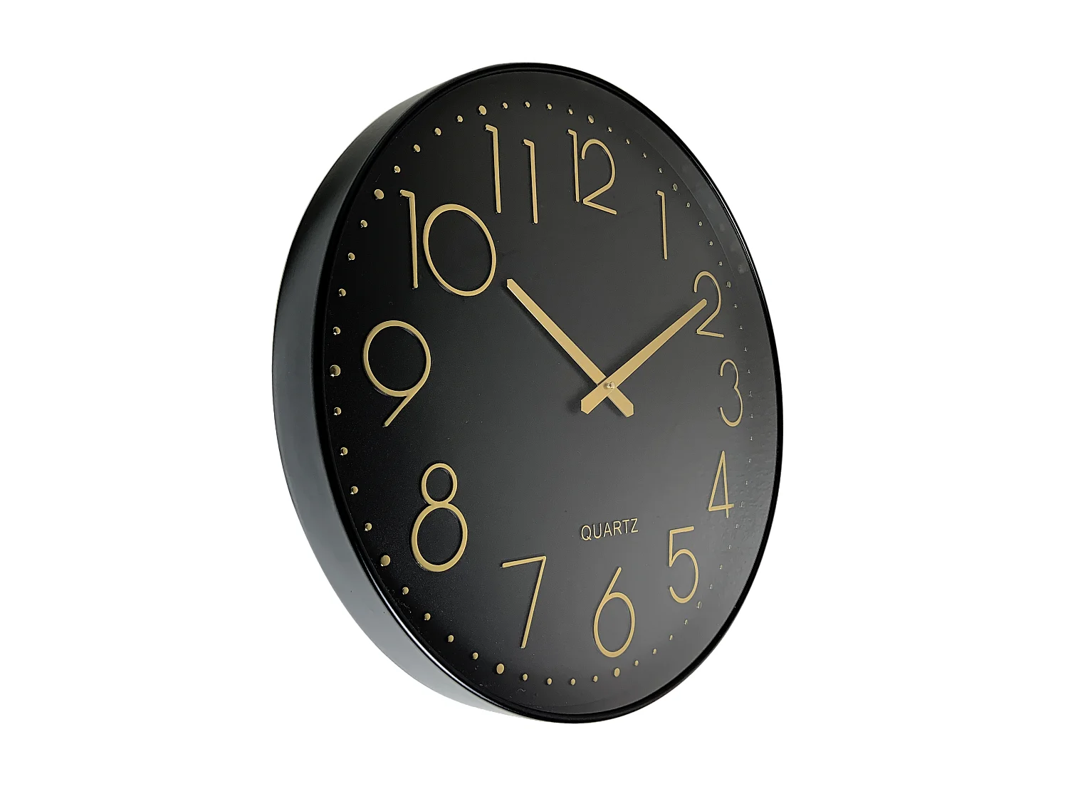 Horloge color block noir 50.9cm