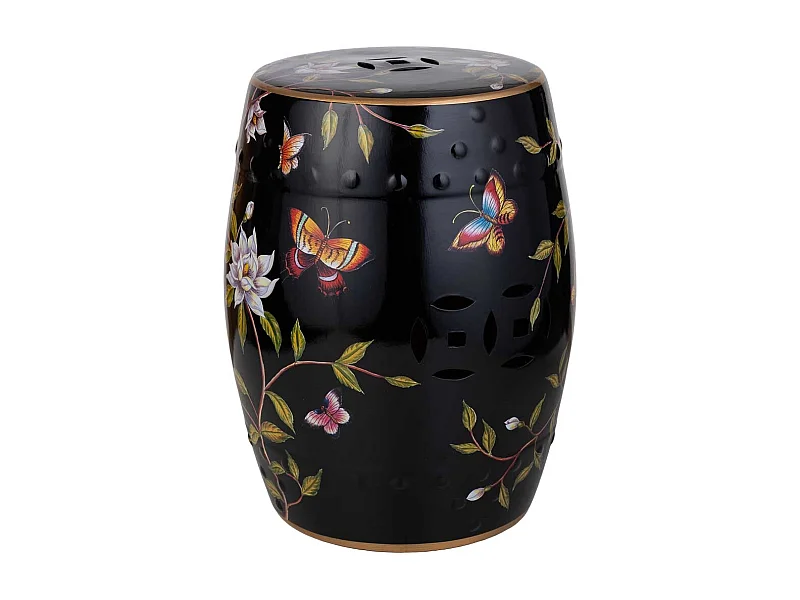 Pouf in pelle marrone 44x44x44h cm