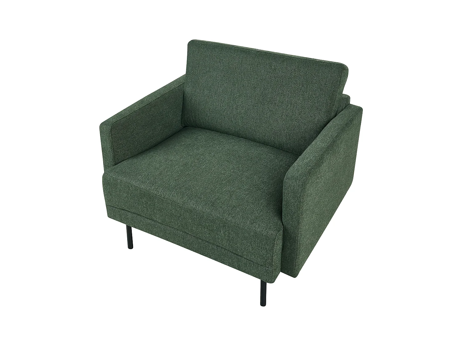 Fauteuil BREDA Tissu Vert foncé