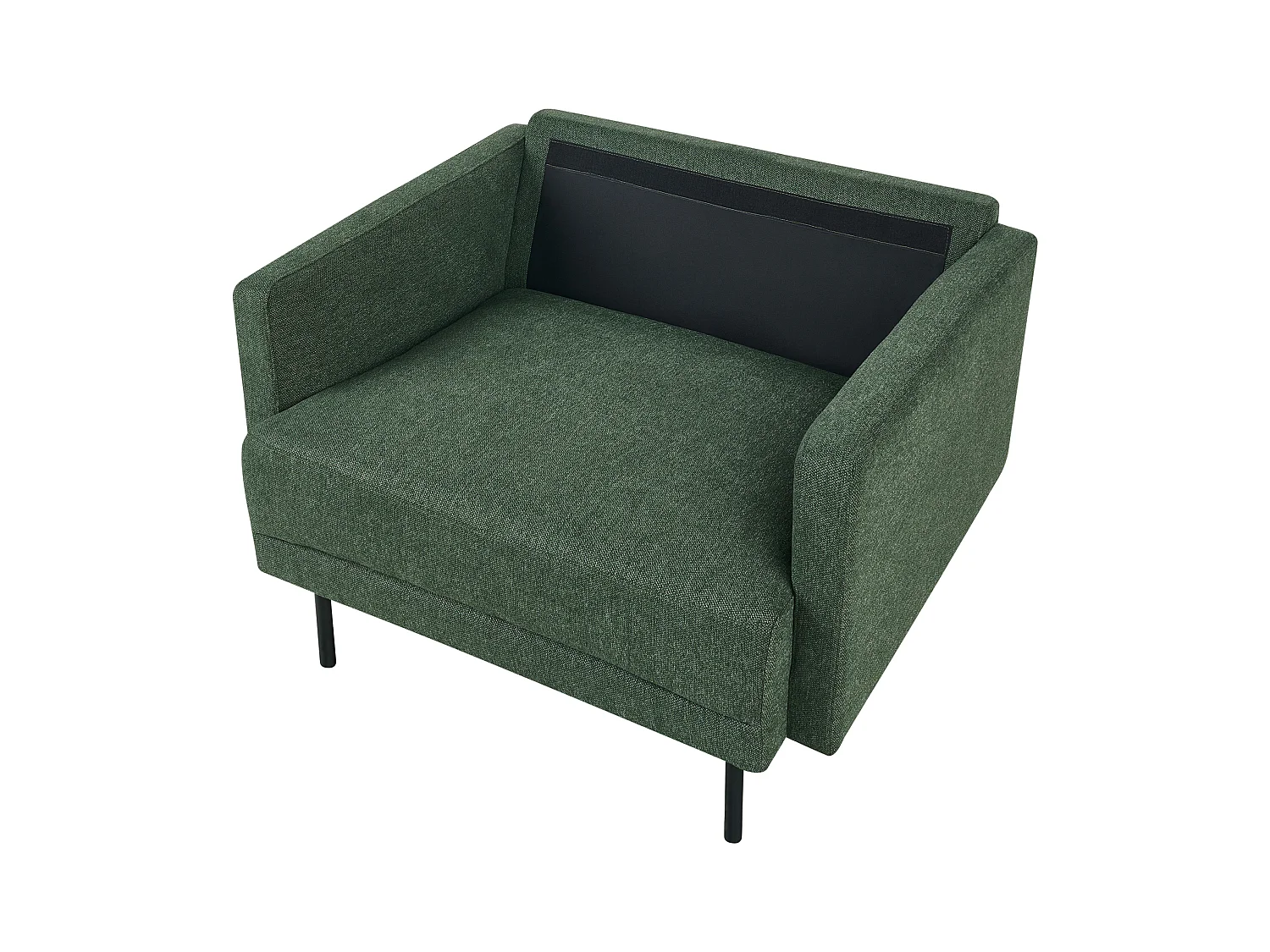Fauteuil BREDA Tissu Vert foncé