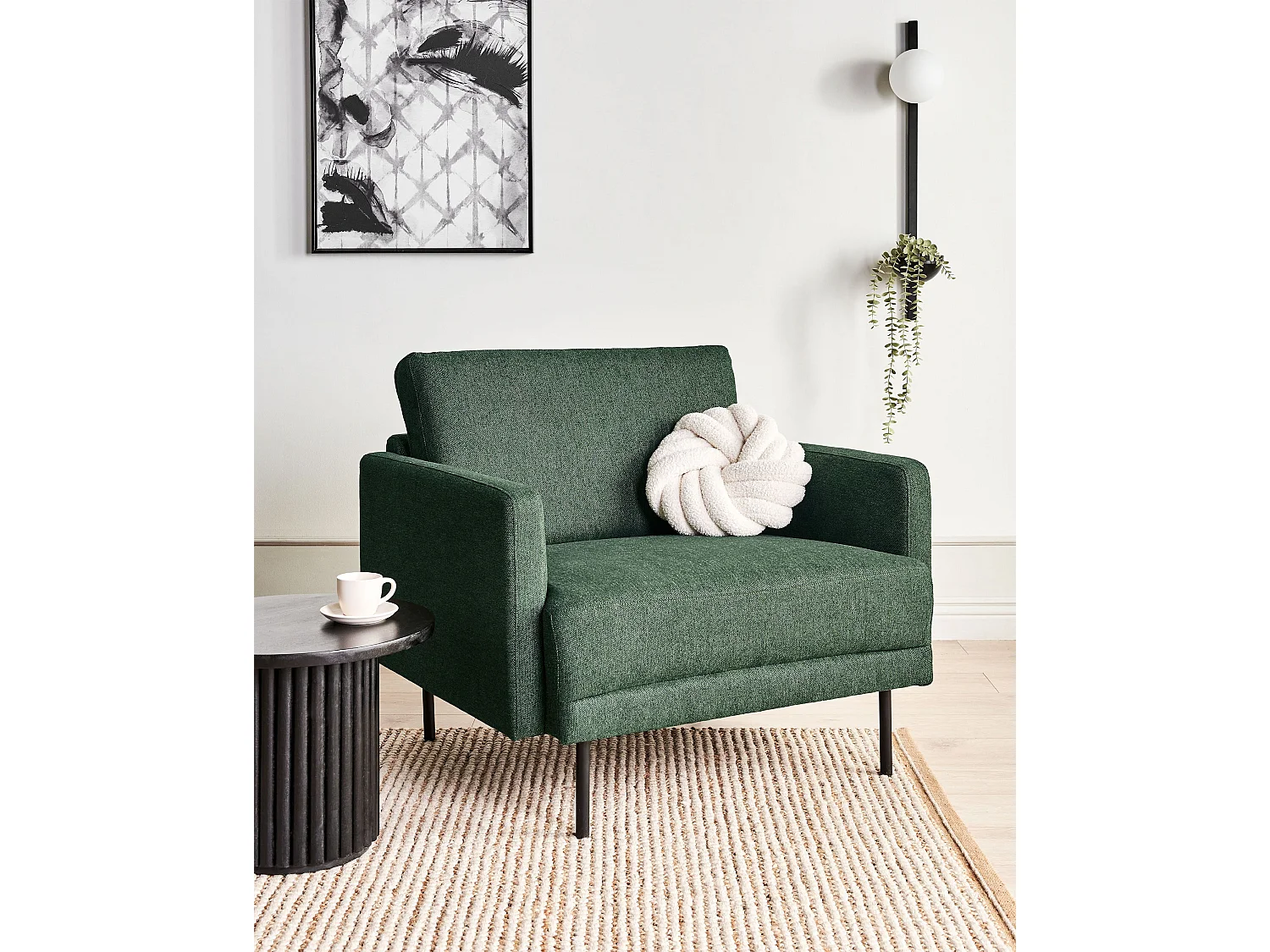 Fotel BREDA Ciemnozielony