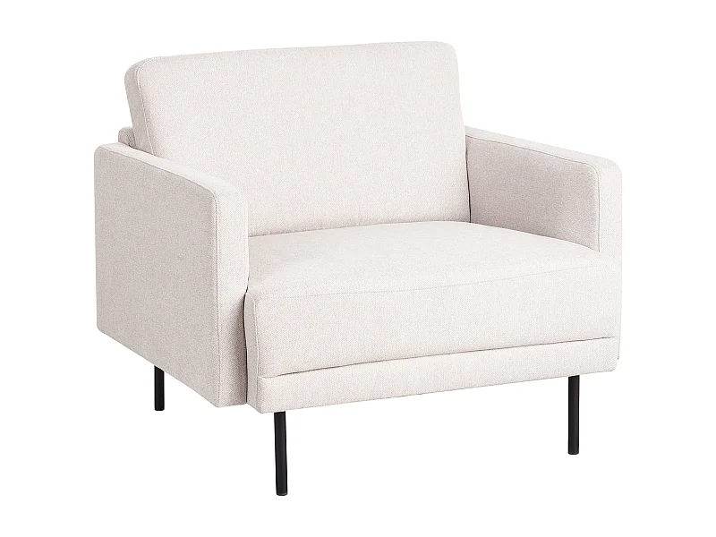 Fauteuil BREDA Tissu Beige clair