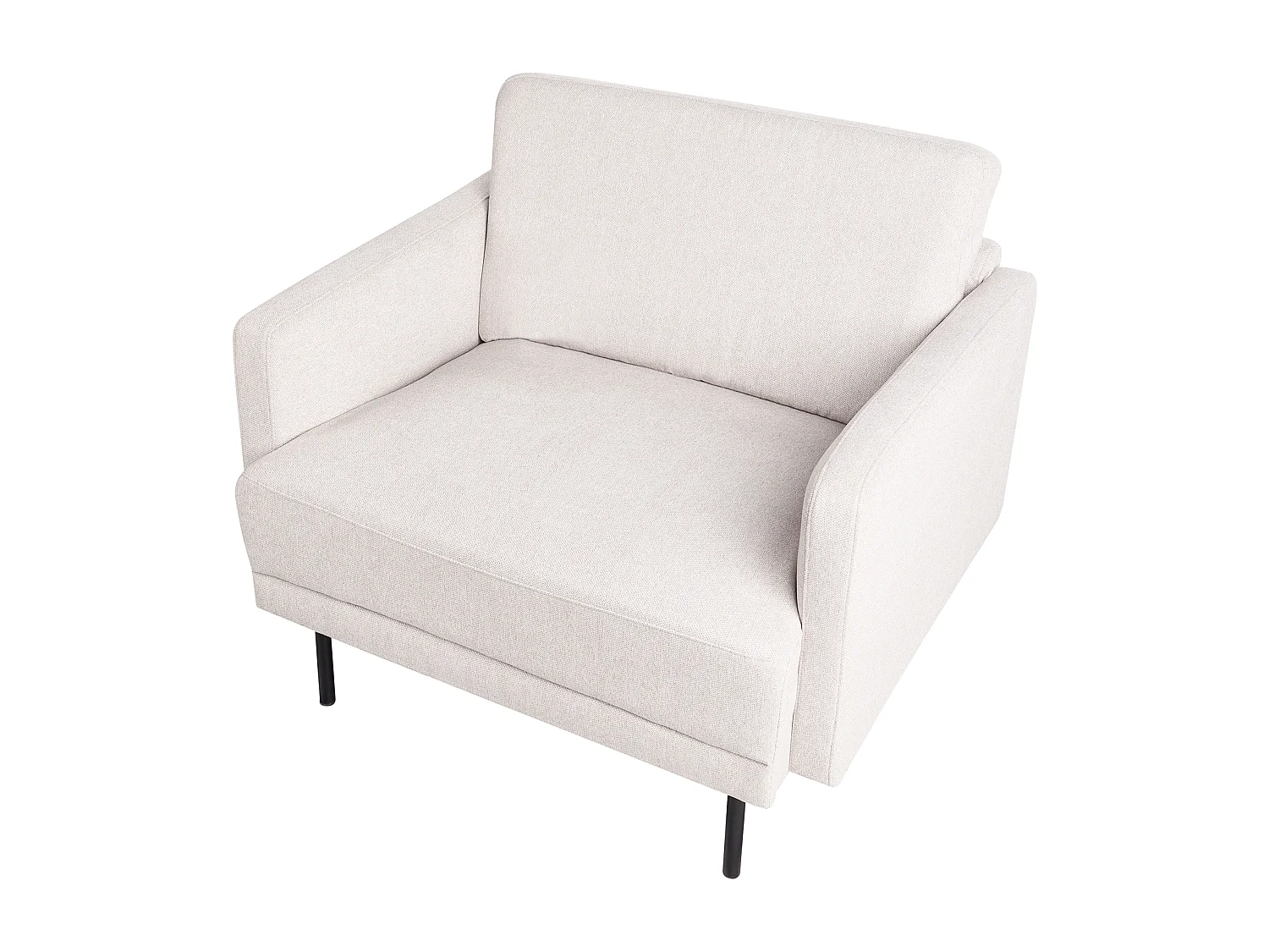 Fauteuil BREDA Stof Lichtbeige