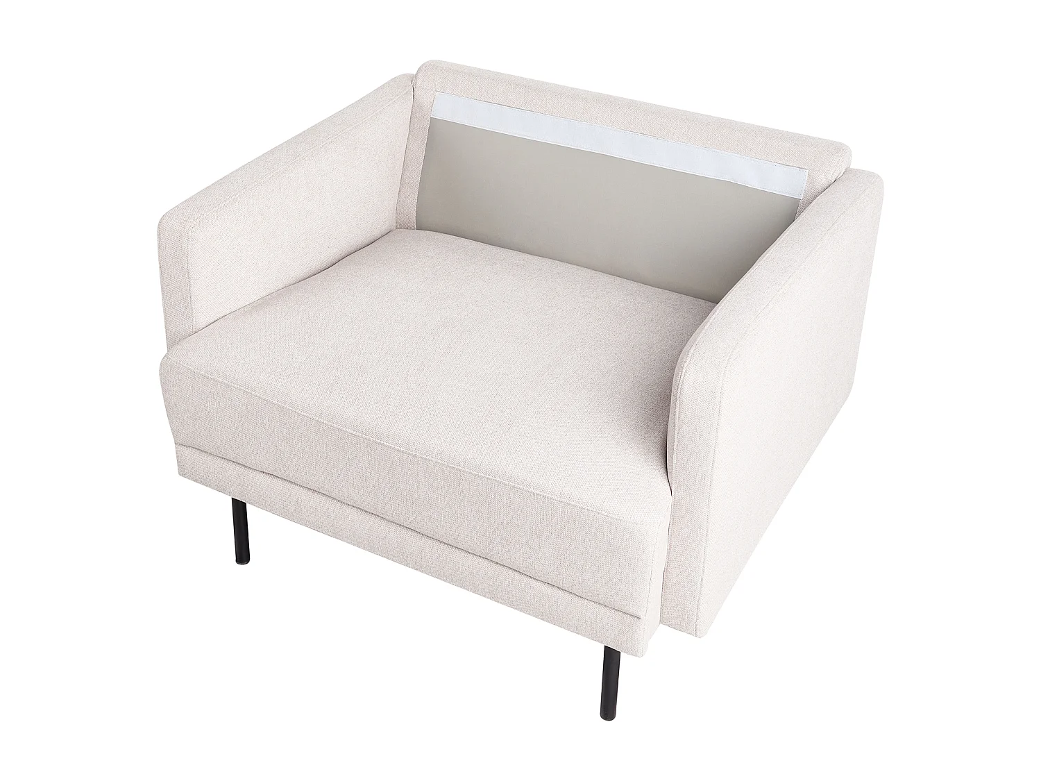 Fauteuil BREDA Stof Lichtbeige