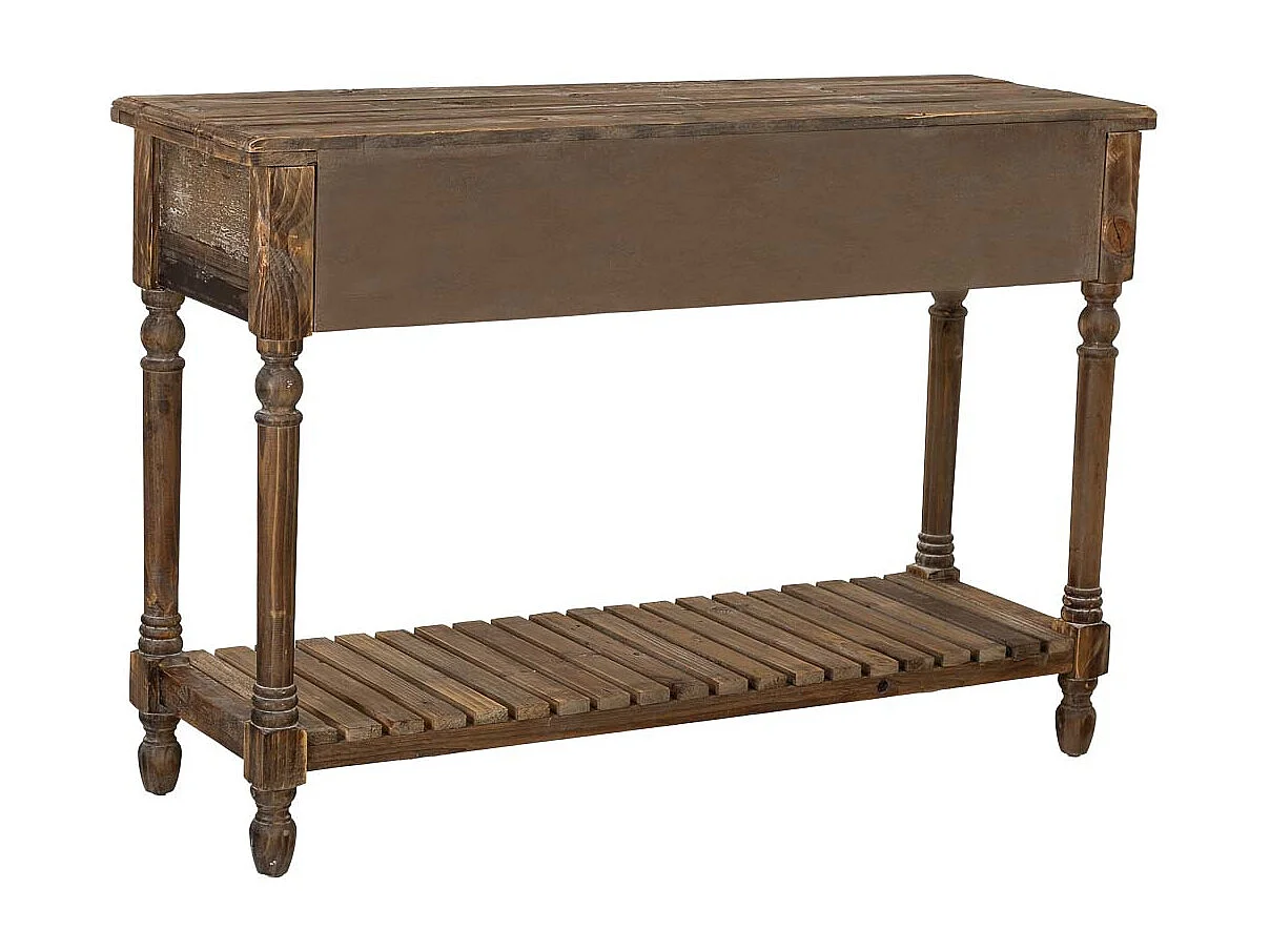 Móveis de entrada em madeira com 3 gavetas 120x38x81h cm