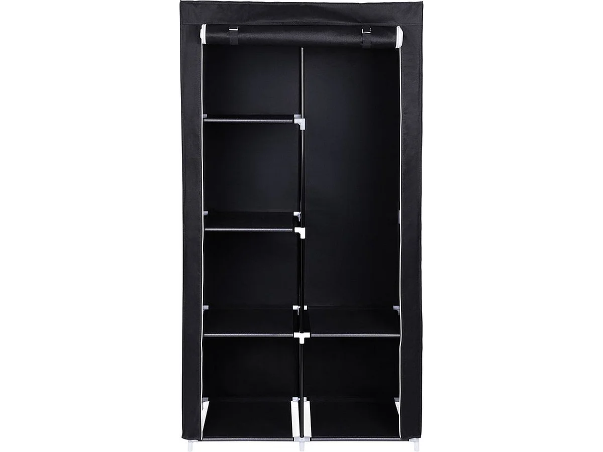 Bobbel Home Garderobekast XL - Kledingkast -  Opvouwbare Garderobekast Zwart
