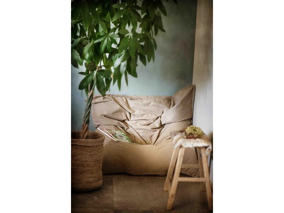 Zitzak Voor Jong en Oud - Drop & Sit - 130 x 150 cm - Voor Binnen en Buiten - Grijs