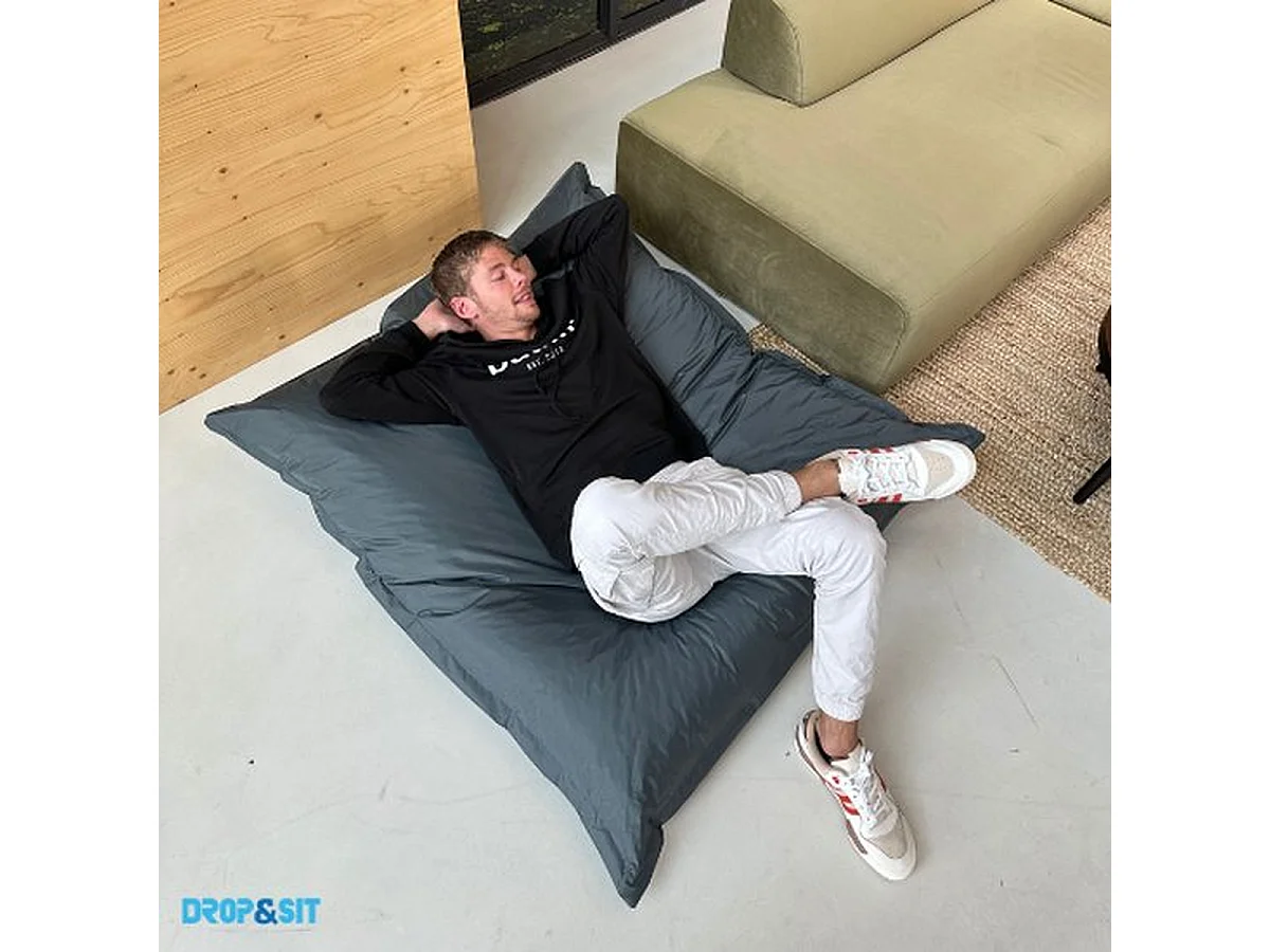 Parya - Grote Zitzak - Nylon - Zitzakfauteuil - Woonkamerzitzak - Turquoise