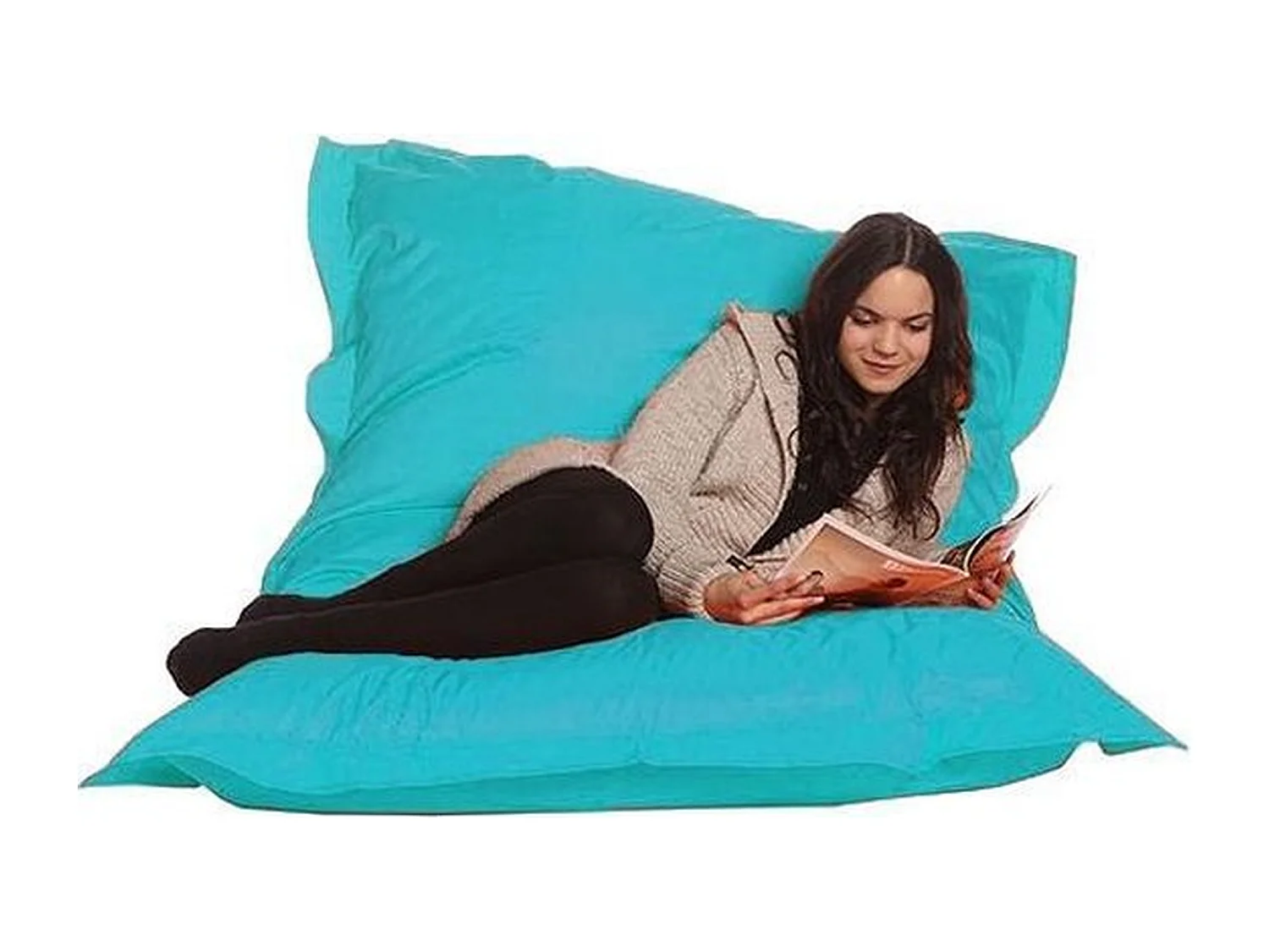 Parya - Grote Zitzak - Nylon - Zitzakfauteuil - Woonkamerzitzak - Turquoise