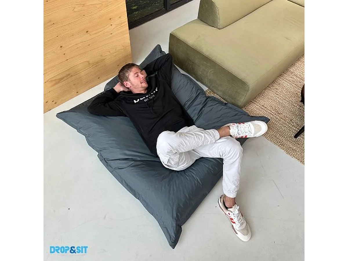 Parya - Grote Zitzak - Nylon - Zitzakfauteuil - Woonkamerzitzak - Turquoise