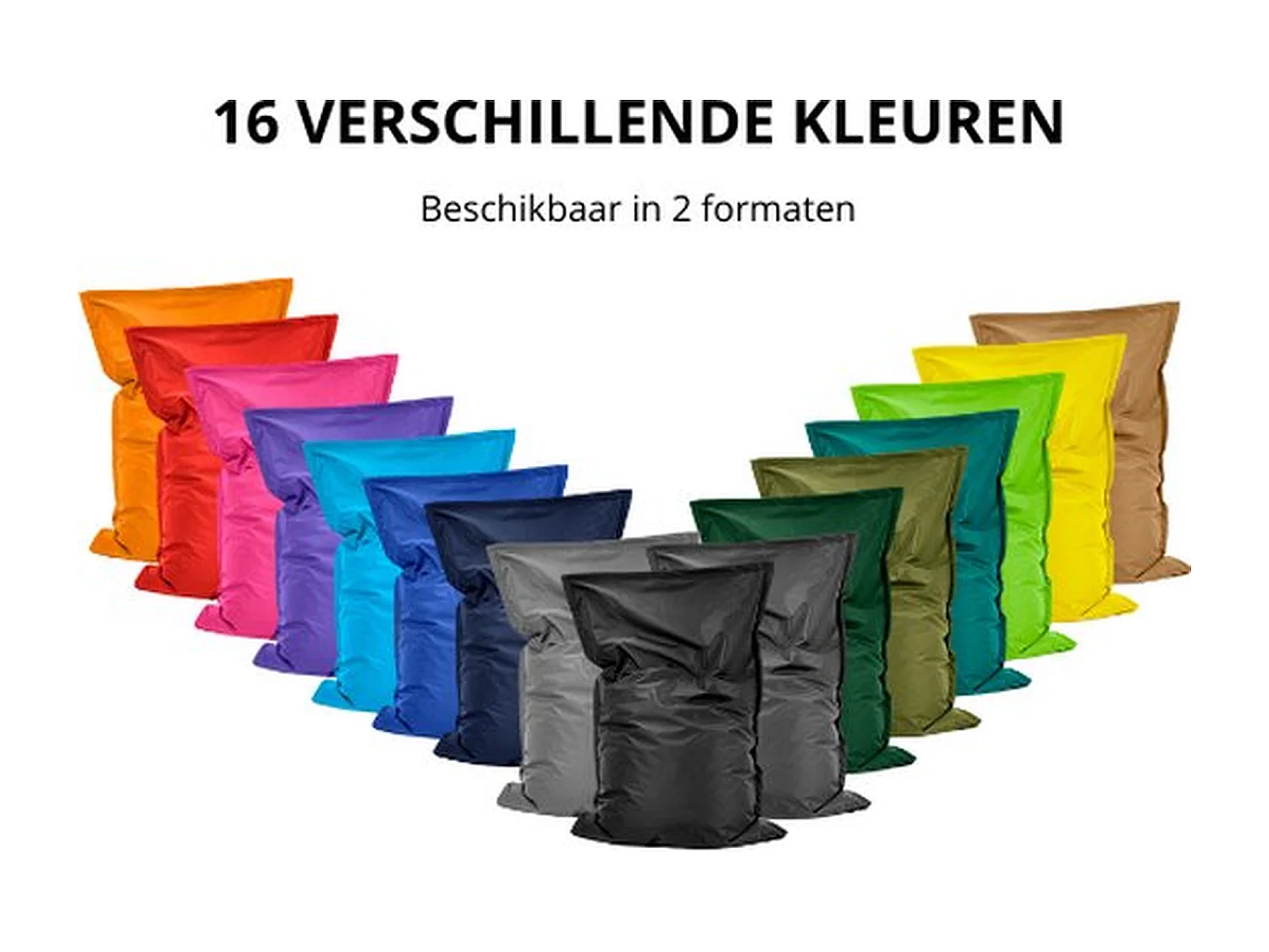 Parya Zitzak - Grijs - 100x150 cm - Voor binnen en buiten