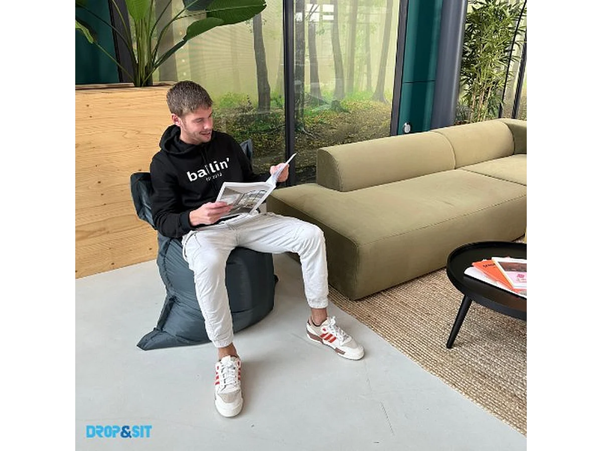 Parya Zitzak - Grijs - 100x150 cm - Voor binnen en buiten