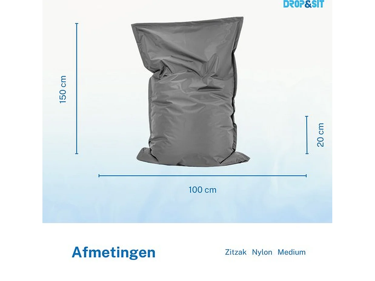 Parya Zitzak - Grijs - 100x150 cm - Voor binnen en buiten