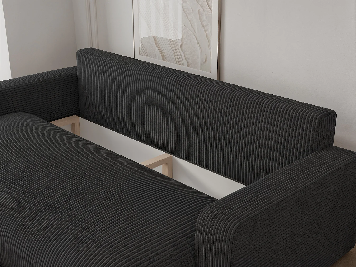 Canapé trois places avec fonction de couchage PIANO