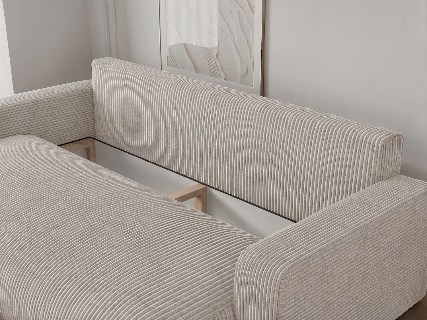 Canapé trois places avec fonction de couchage PIANO