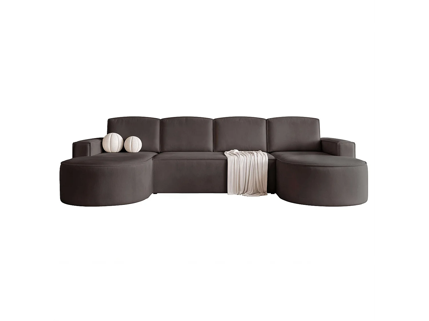 Canapé avec fonction couchage, Noir