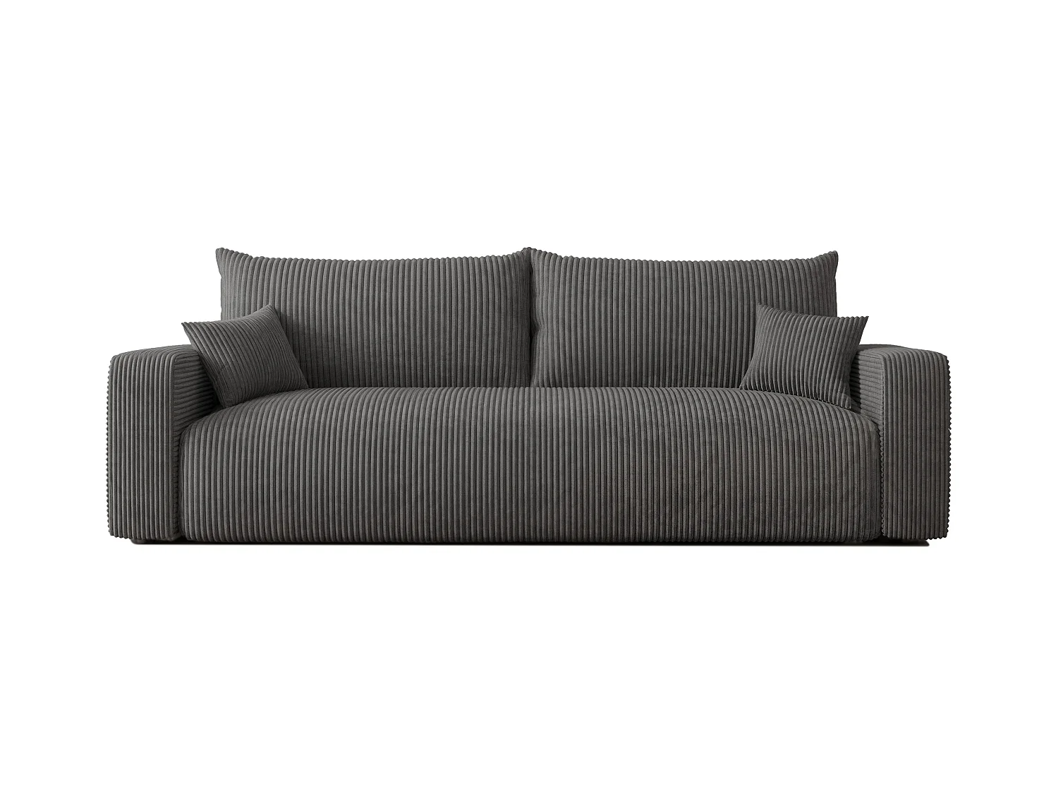 Canapé avec fonction couchage, Anthracite
