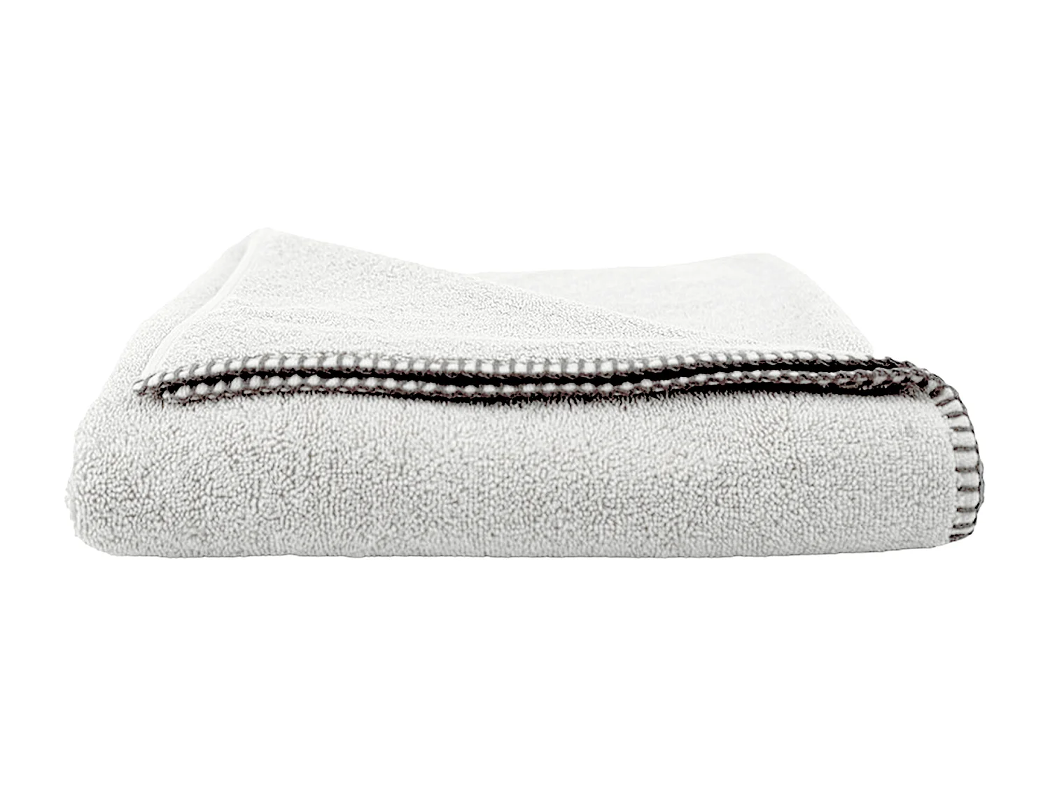 Serviette de toilette éponge bouclette 50x100 cm FJORD coton blanc