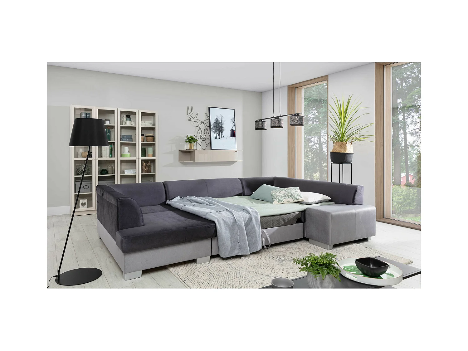 Ecksofa Violla UL/Stoffbezug/