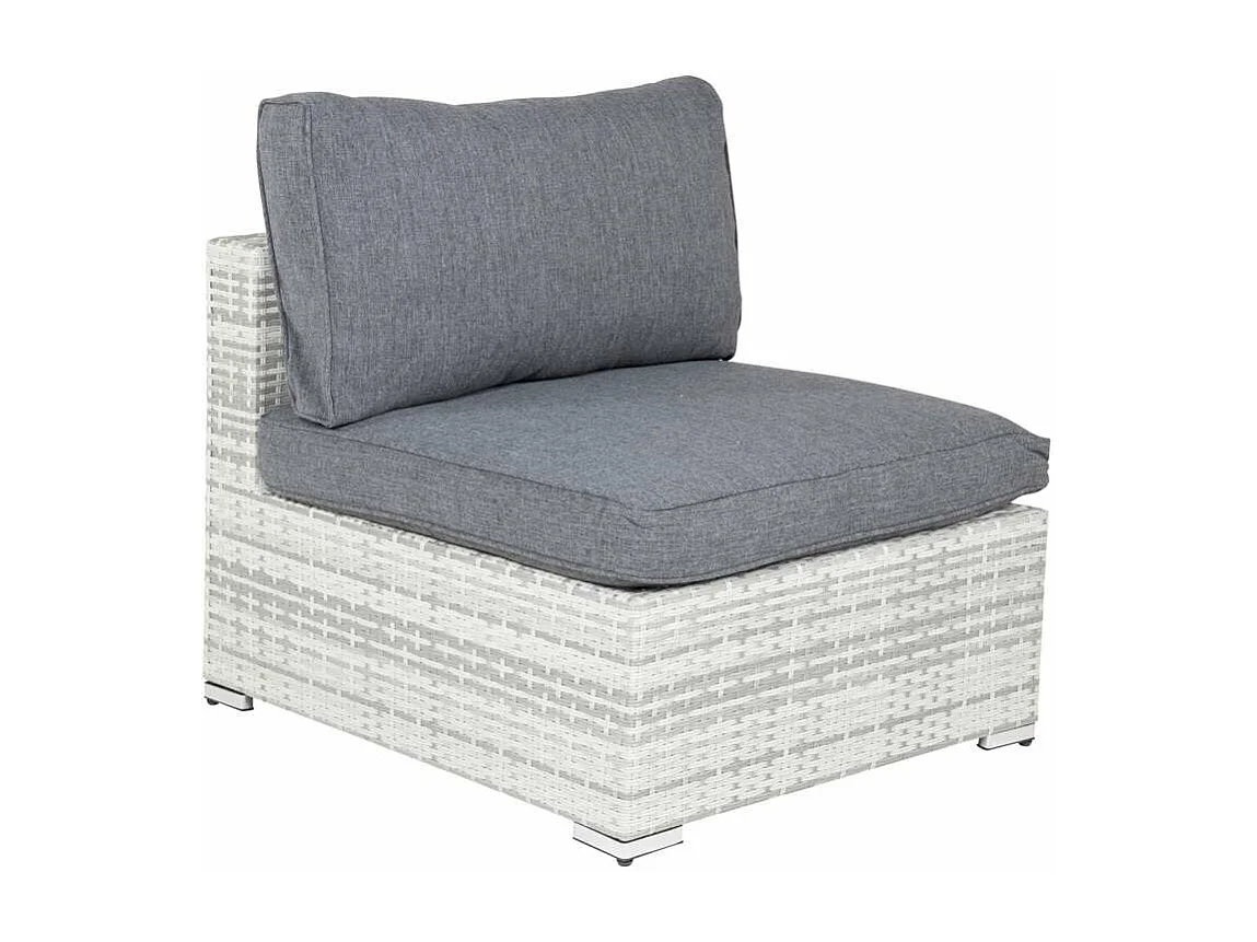 Module Canapé de Jardin "Amazona" 87cm Blanc