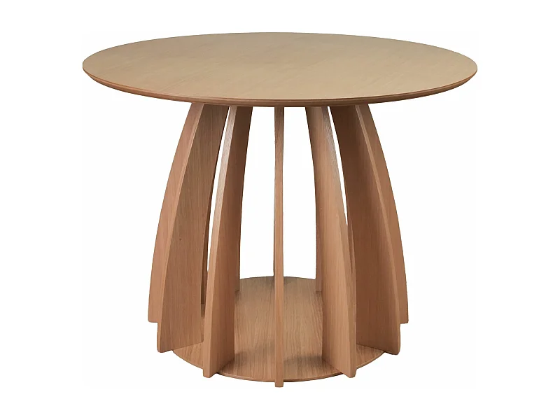 Table à manger – Couleur chêne – Ø100 cm – DICIFFY