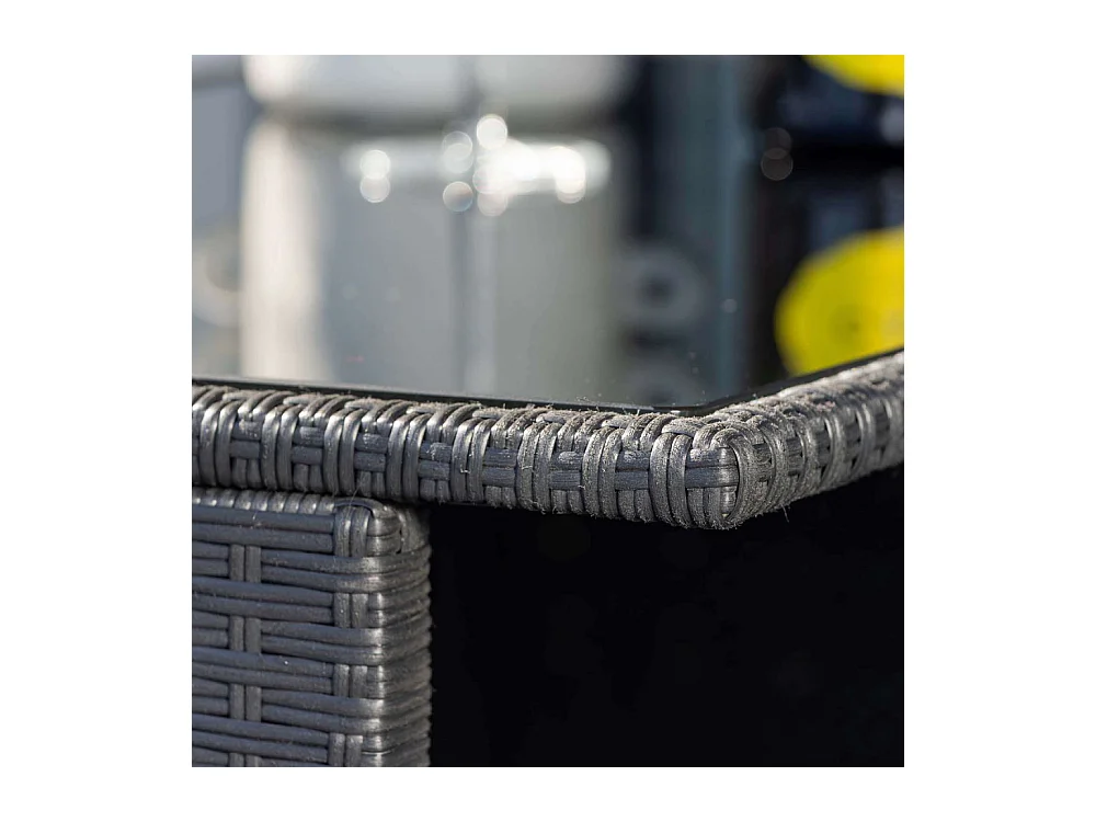 Ensemble bar et 2 tabourets de jardin Knock