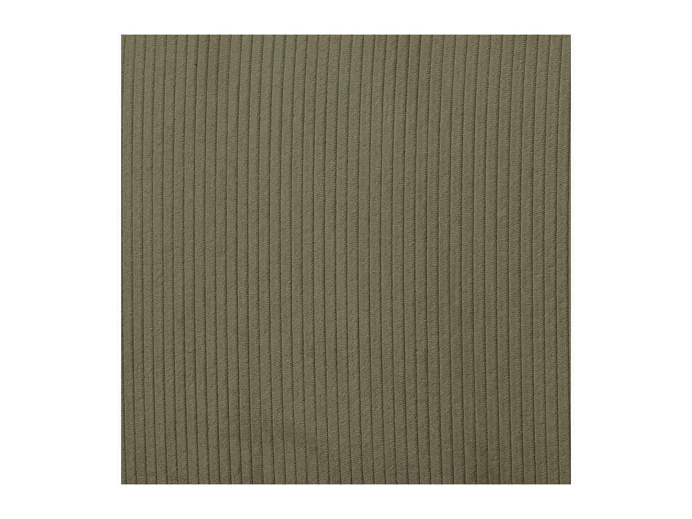 Stune - Canapé droit 4 places en velours côtelé à accoudoirs larges - Vert