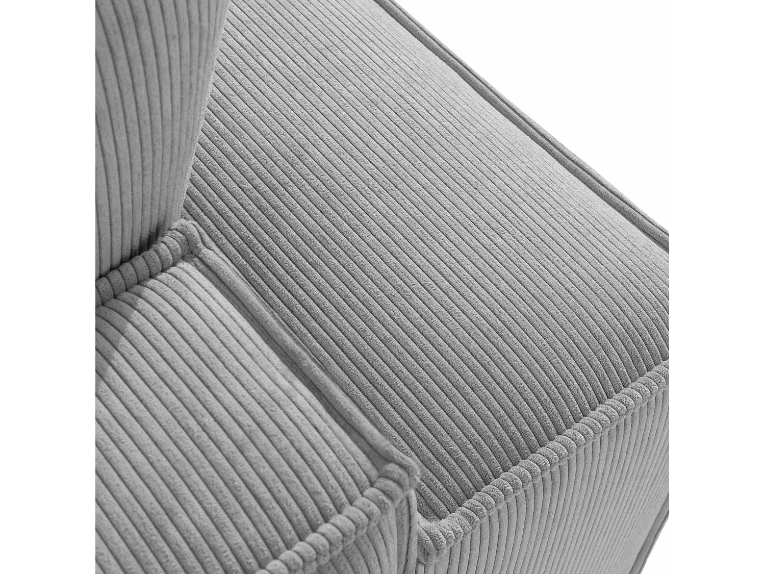 Canapé convertible avec fonction de couchage NAPI - 3 places - avec coussins - Gris clair