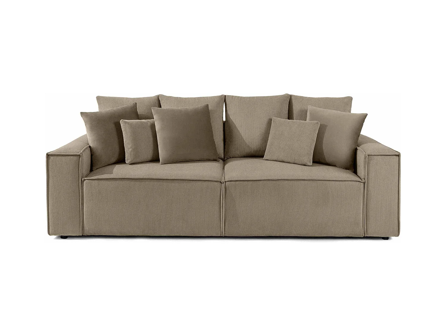 Canapé convertible avec fonction de couchage NAPI - 3 places - avec coussins - Beige