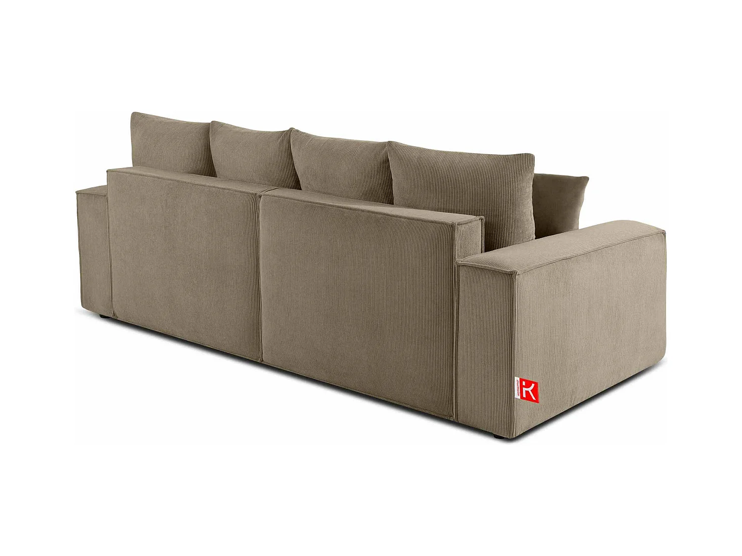 Canapé convertible avec fonction de couchage NAPI - 3 places - avec coussins - Beige