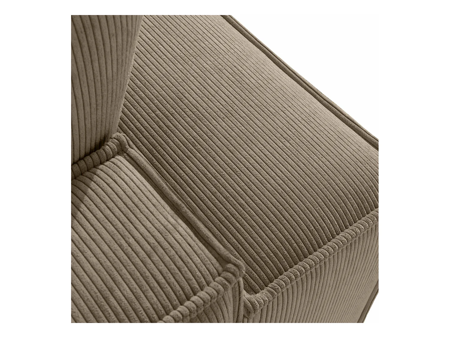 Canapé convertible avec fonction de couchage NAPI - 3 places - avec coussins - Beige