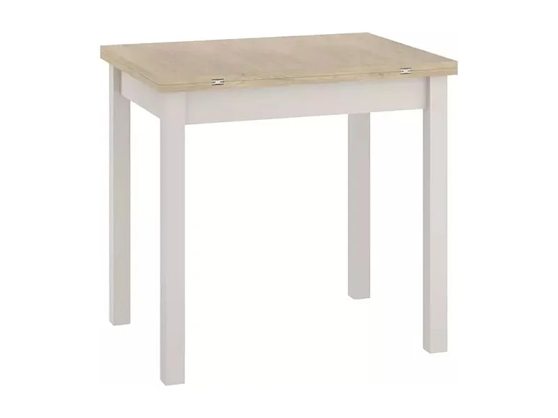 Table extensible 60 x 80 / 120 cm bois et cachemire ATLANTISZ2