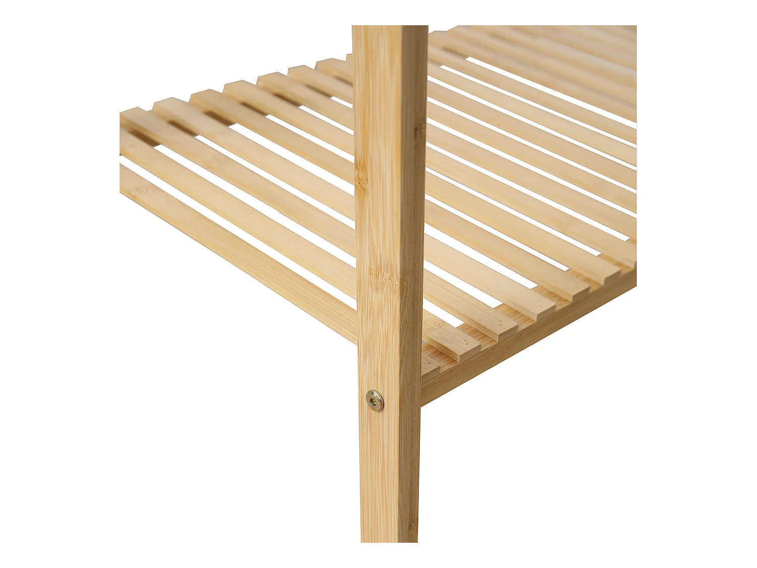 SVITA LANA porte-manteau avec étagère à chaussures en bambou pour couloir et dressing