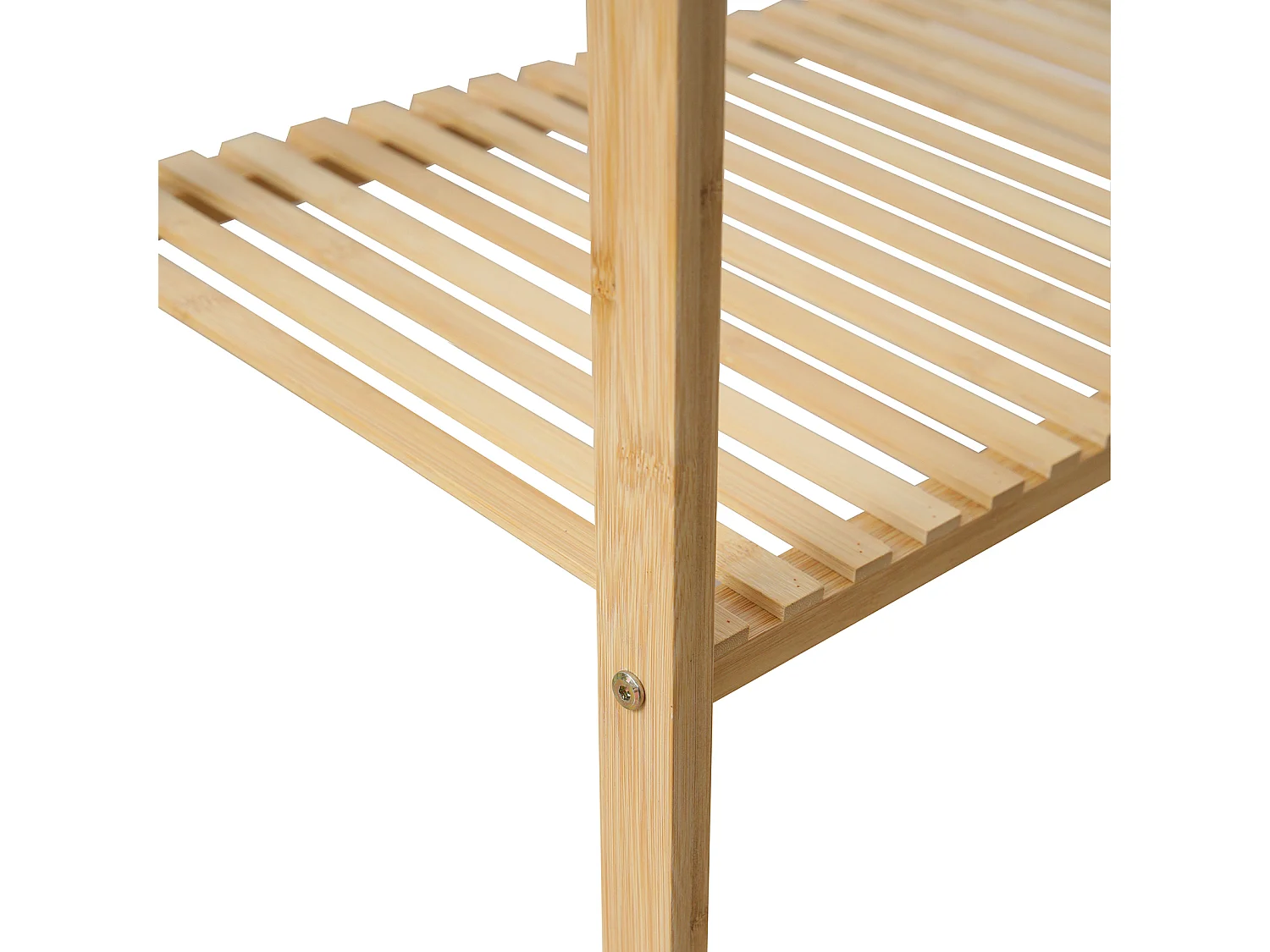 SVITA LANA porte-manteau avec étagère à chaussures en bambou pour couloir et dressing