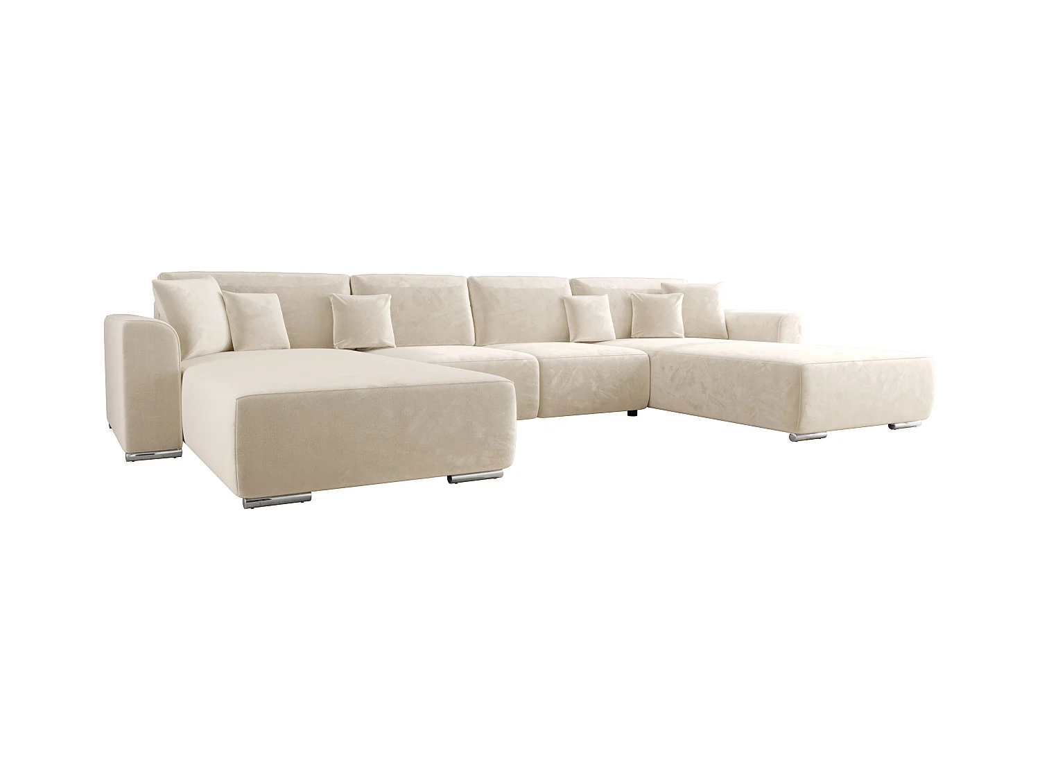 BEDANTE Ecksofa mit Schlaffunktion GUSTO U Monolith 02
