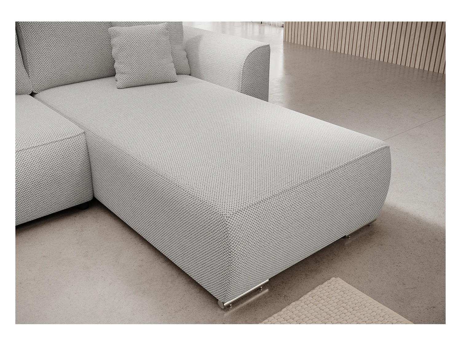 BEDANTE Ecksofa mit Schlaffunktion GUSTO U Curio 80
