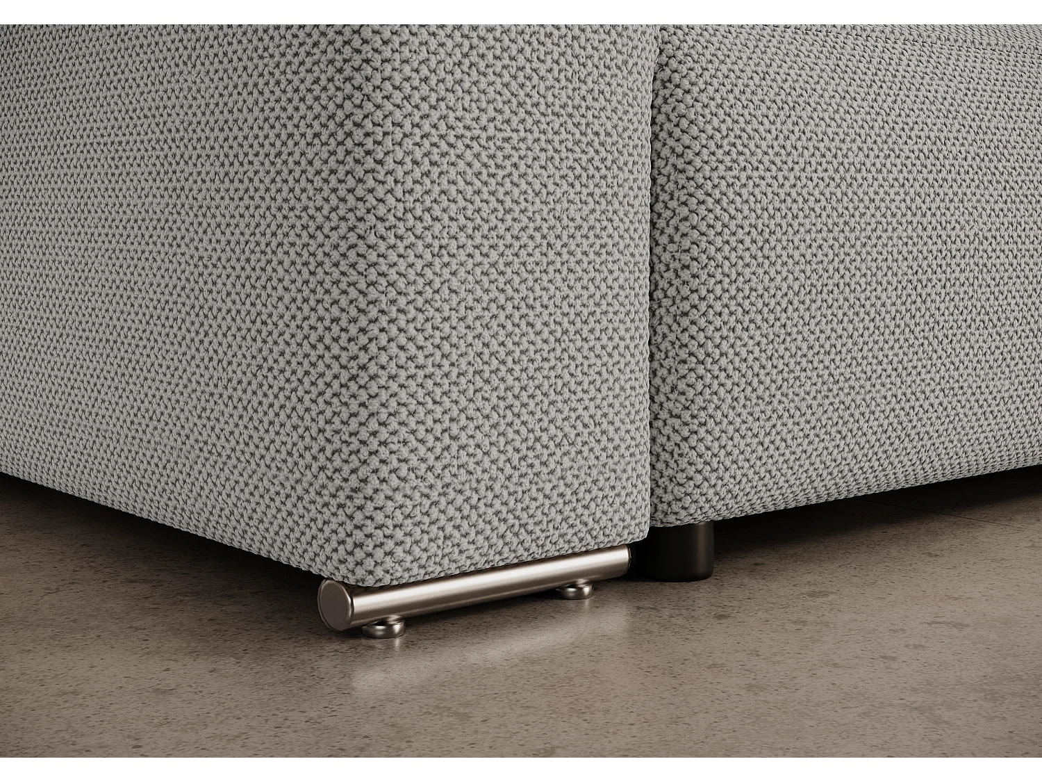 BEDANTE Canapé d'angle avec fonction de couchage GUSTO U Curio 80