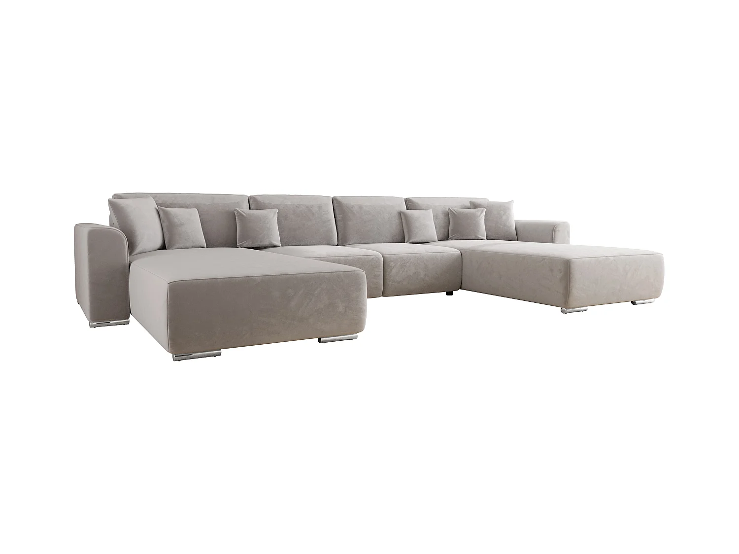 BEDANTE Ecksofa mit Schlaffunktion GUSTO U Monolith 84