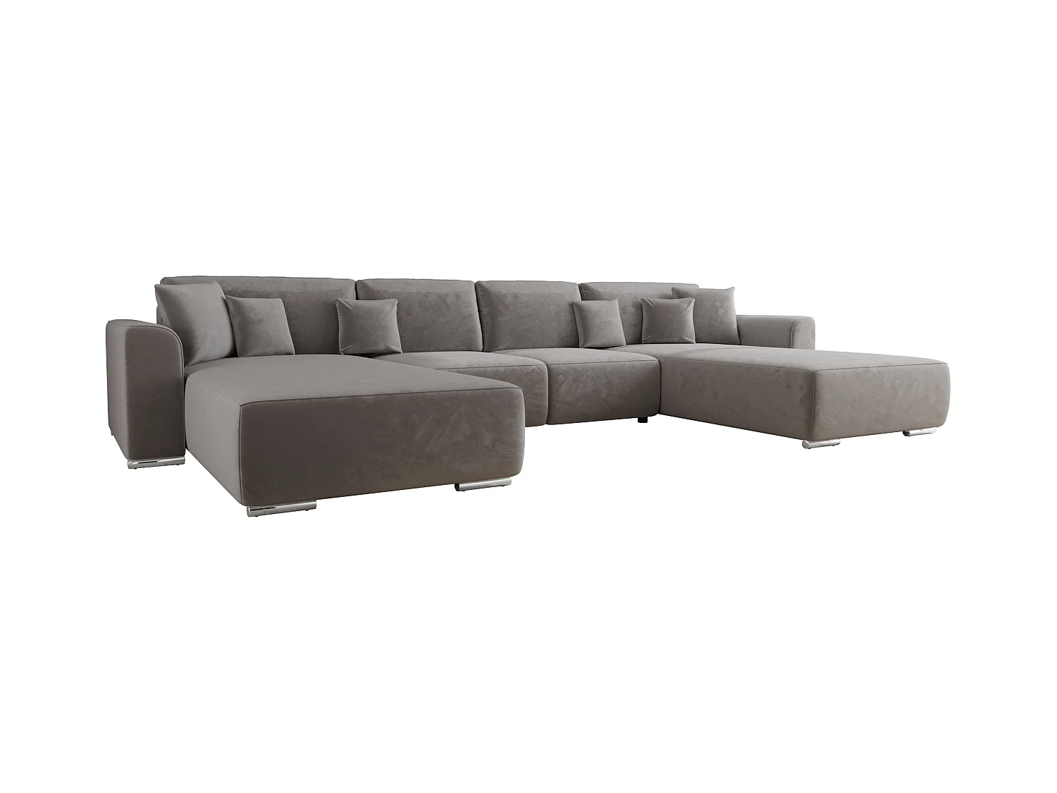BEDANTE Ecksofa mit Schlaffunktion GUSTO U Monolith 85