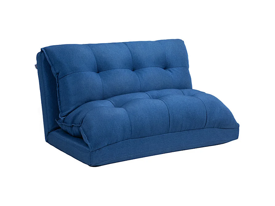 Chauffeuse inclinaison dossier réglable 13 positions - tissu lin