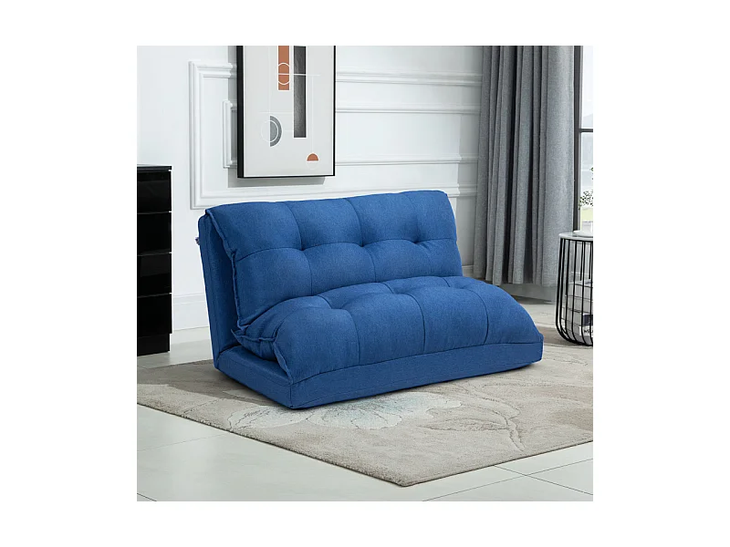 Chauffeuse inclinaison dossier réglable 13 positions - tissu lin