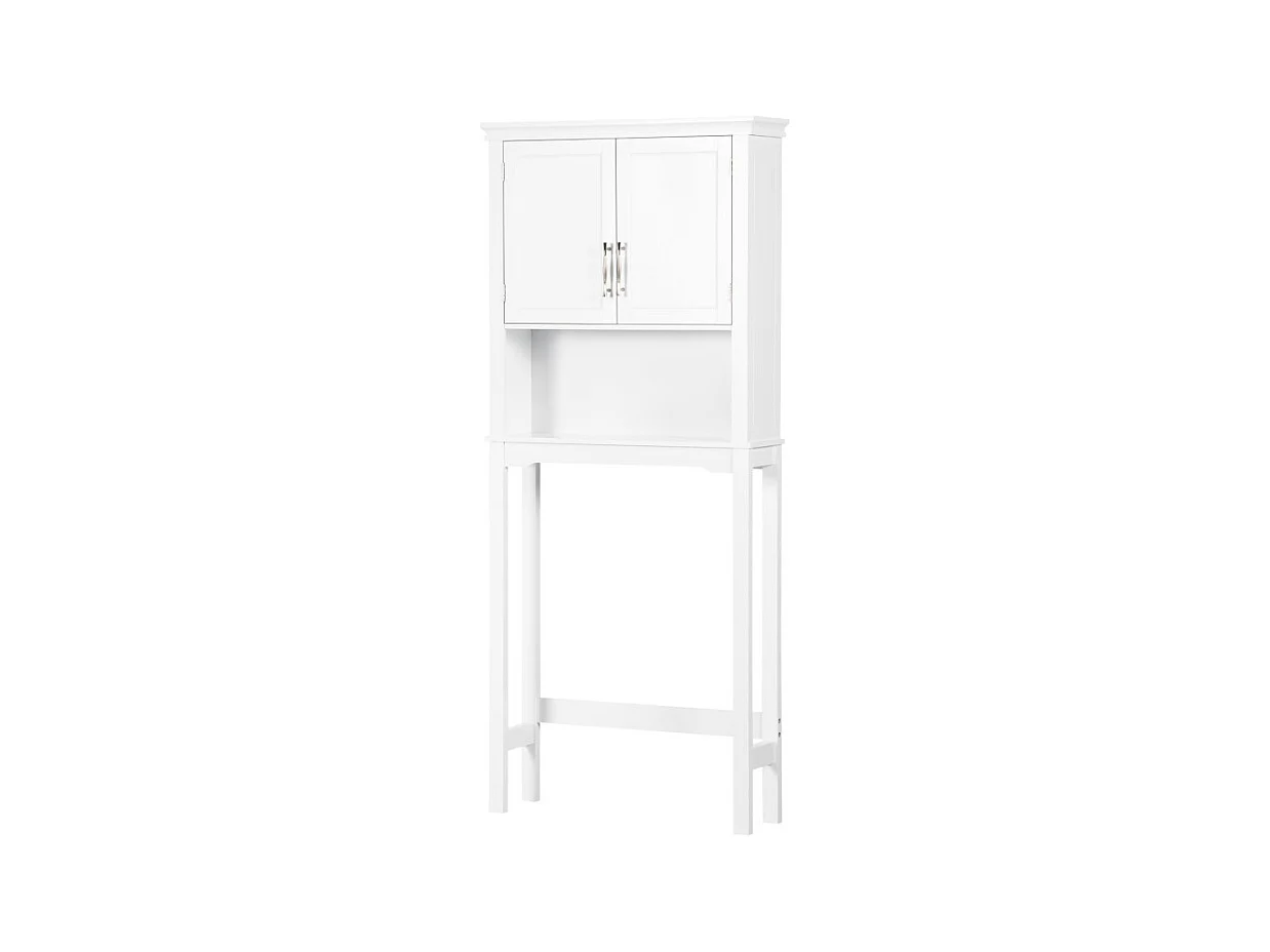 Meuble WC dessus de toilette PARDY blanc