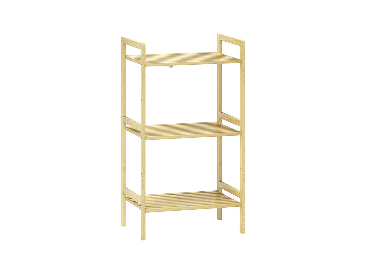 Etagères salle de bains de bains BELAMY bambou 