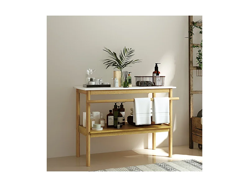 Etagère salle de bain LIMA bambou