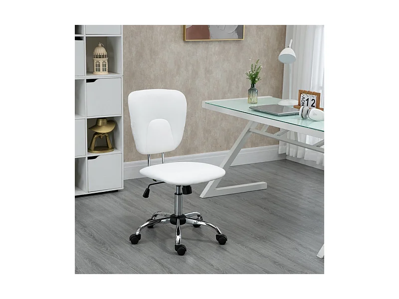 Chaise de bureau SALTY blanche