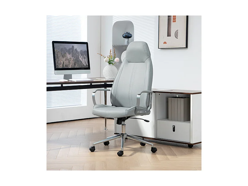 Fauteuil de bureau design LEXA gris