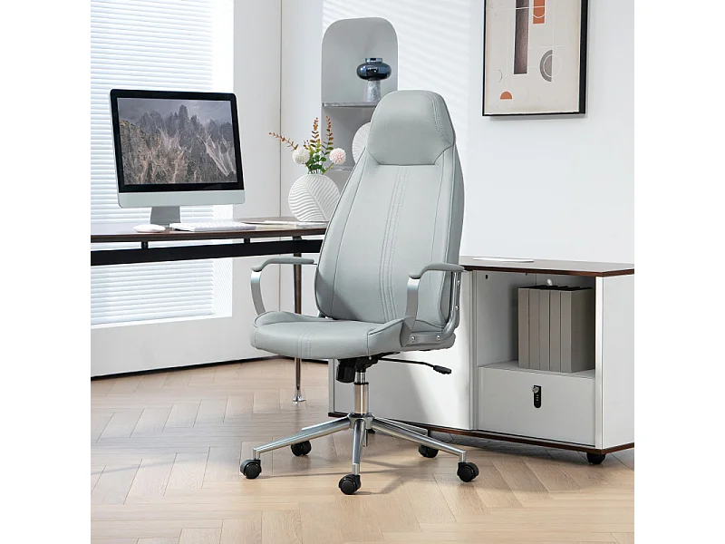 Fauteuil de bureau design LEXA gris