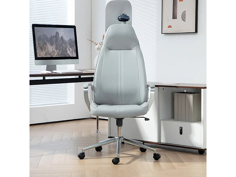 Fauteuil de bureau design LEXA gris