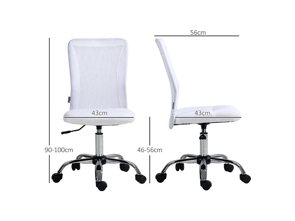 Fauteuil de bureau ergonomique PARTHENOPE blanc