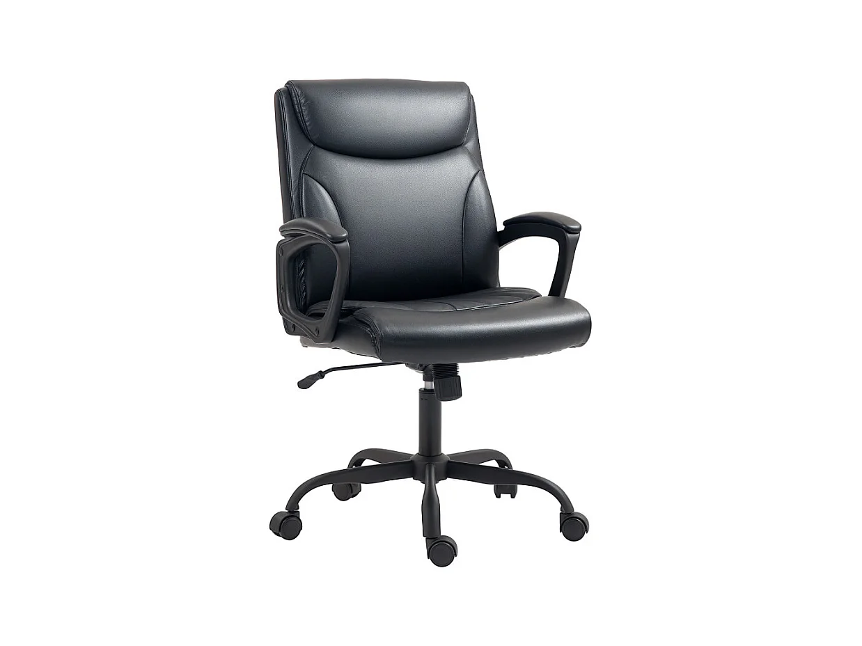 Chaise de bureau manager LORIEL noire